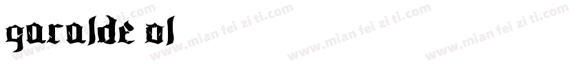 garalde ol字体转换
